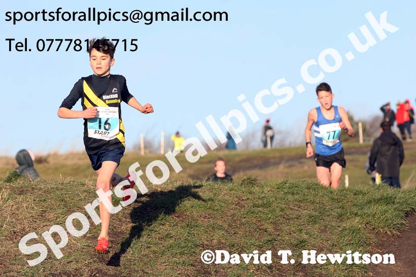 Boys under-13s North Eastern Cross Country, 2018 Northern Cross Country Champs., Wrekenton, Gateshead. Photo:  David T. Hewitson/Sports for All Pics